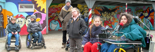 Kinder beim Film-Workshop